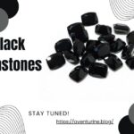 black gemstones